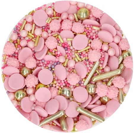 FunCakes Sprinkle Medley Glamour Pink 65g - F51435
