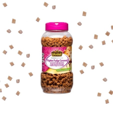 Karamell Toffee Chunks - Caramel Fudge Stückchen -  Vahiné Caramel Fudge 550g