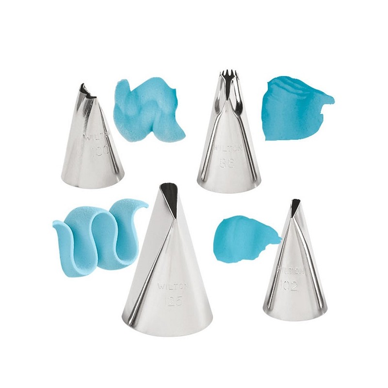 Wilton Ruffles Tip Set, 4 pcs