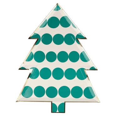 Meri Meri Christmas Tree Plates 217603