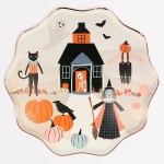 Meri Meri Halloween Pumpkin Patch Dinner Plates, 8 pcs