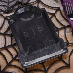 Ginger Ray Halloween Tombstone Plate, 8 pcs