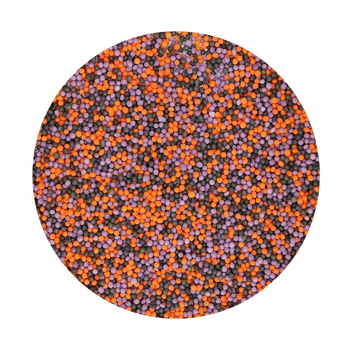 Halloween Perlen Mix - Nonpareilles Halloween Mix Schwarz - Lila - Orange