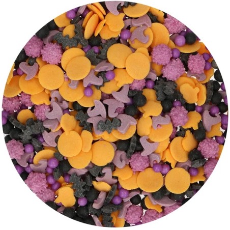 Witch Hat Sprinkles - Mimosa Halloween Mix - Bat Sugar Decoration - Pumpkin Sprinkles