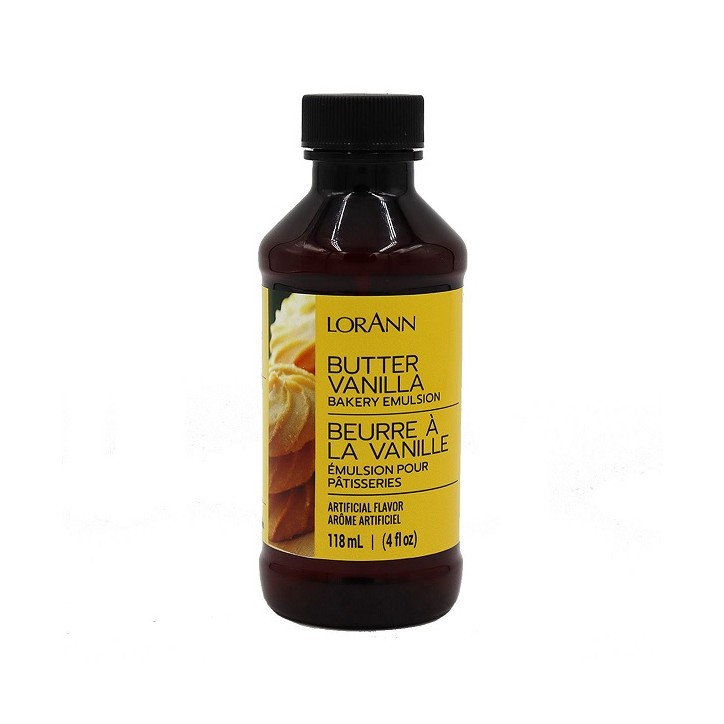 LorAnn Butter Vanilla Bakery Emulsion, 118ml LorAnn Butter Vanilla Bakery Emulsion, 118ml