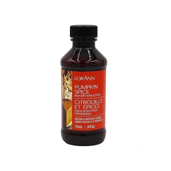 Pumpkin Spice Baking Extracts Gluten Free & Kosher - Pumpkin Spice Emulsion LorAnn