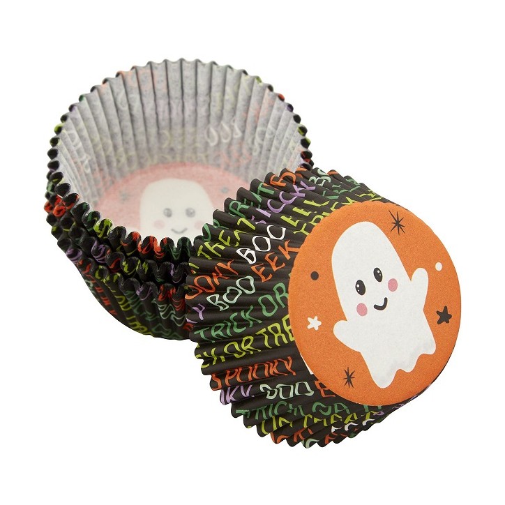 Geister Cupcake Papierförmchen - Wilton Gespenster Cupcakeförmchen Geister Cupcake Papierförmchen - Wilton Gespenster Cupcakeförmchen