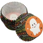 Wilton Halloween Whimsical Ghost Cupcake Cases, 75 pcs
