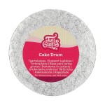 12mm Round Cake Board Silver, 12.5cm