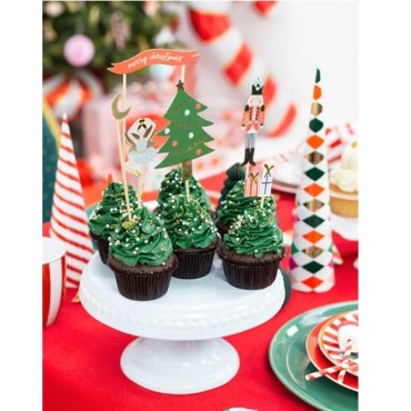 Cake toppers Nutcracker - Merry Christmas Cake Topper Set KPT63