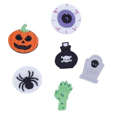 PME Edible Cupcake Toppers, Halloween, Pk/6 - EDP06