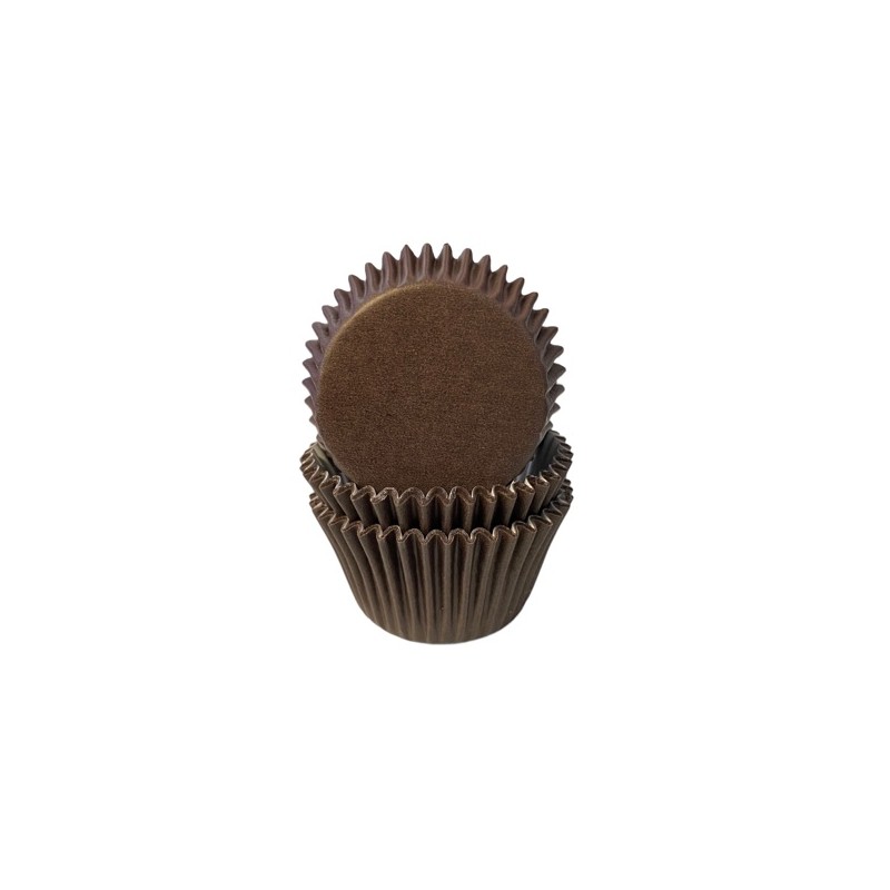 Bakeria Cupcake Liners Vogue Chocolate Brown, 60 pcs