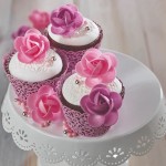 Decocino Edible Wafer Roses Pink & Lilac, 8 pcs