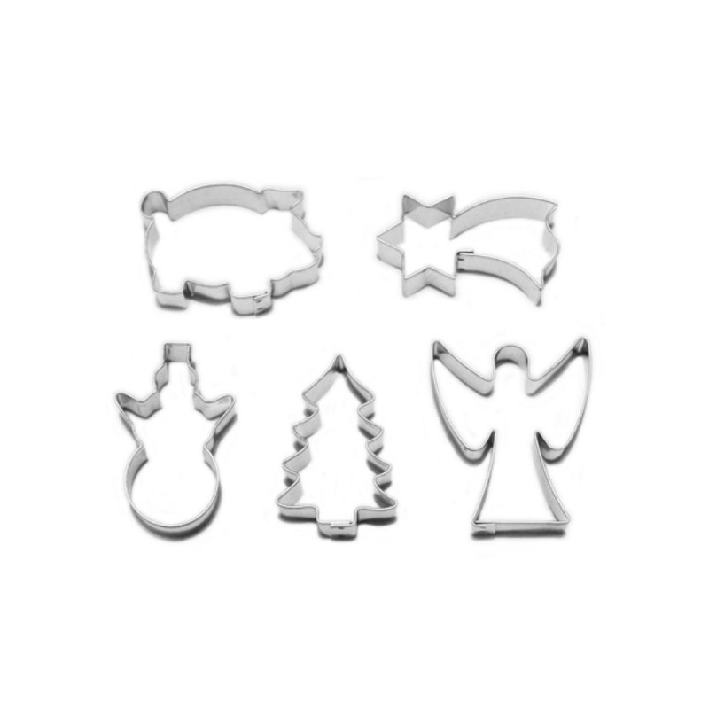 Christmas Assorted Cookie Cutter Set, 5 pcs