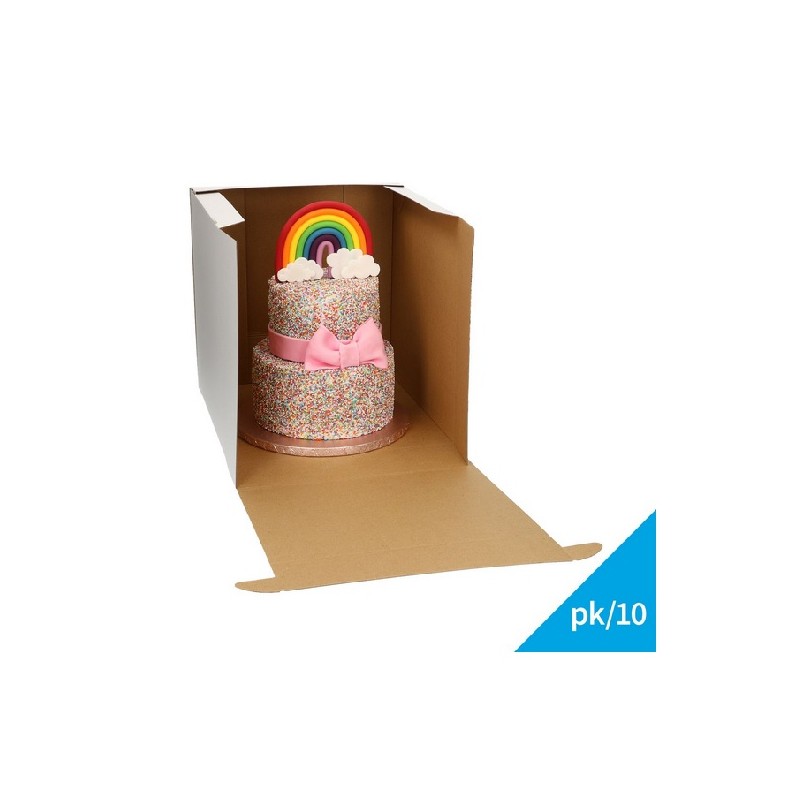 FunCakes 32x32x32cm Cake Box white 10 pcs