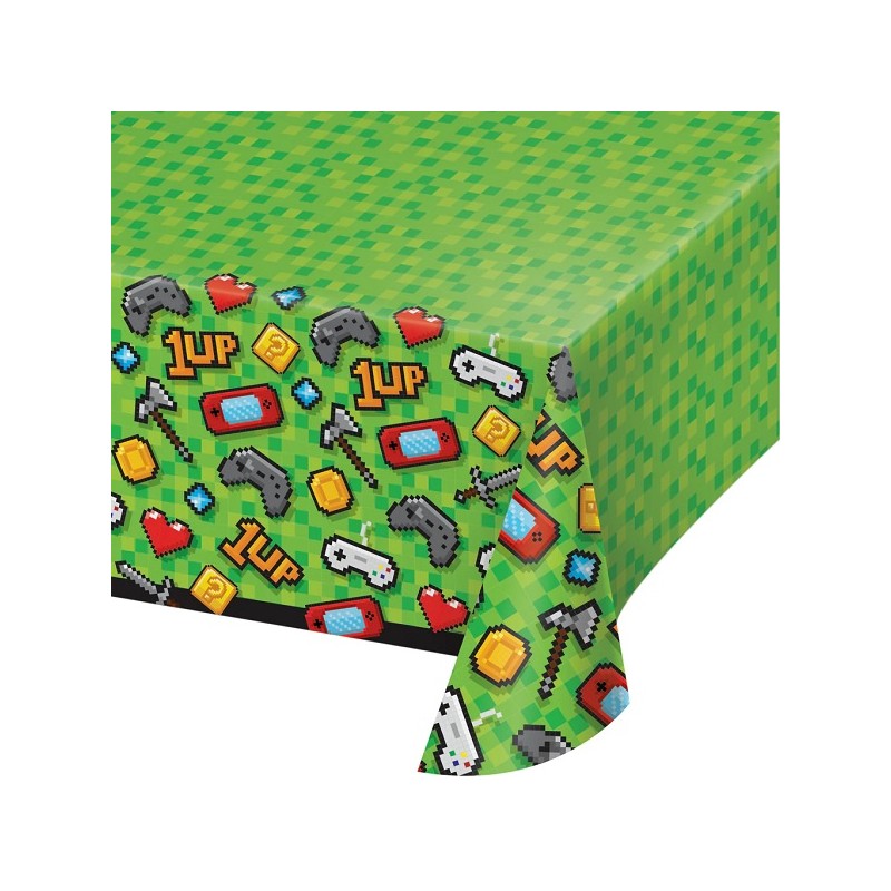 Anniversary House Gaming Party Table Cover, 259x137cm