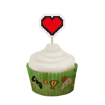 Gaming Party Topper - Minecraft Cupcake Topper -  Cupcake Topper Computerspiel