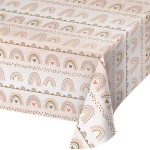 Anniversary House Boho Rainbow Table Cover, 259x137cm