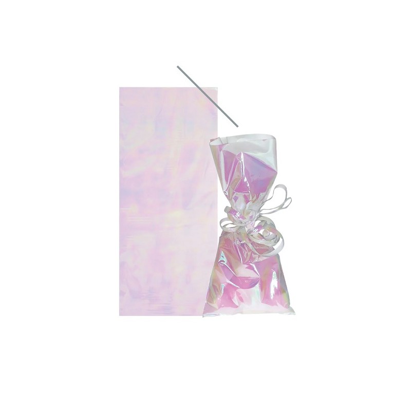 Anniversary House Iridescent Cello Bags, 10 pcs