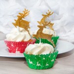 Anniversary House Reindeer Cupcake Förmchen, 75 Stück