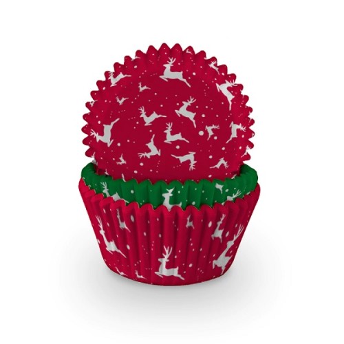Anniversary House Reindeer Cupcake Förmchen, 75 Stück Anniversary House Reindeer Cupcake Förmchen, 75 Stück