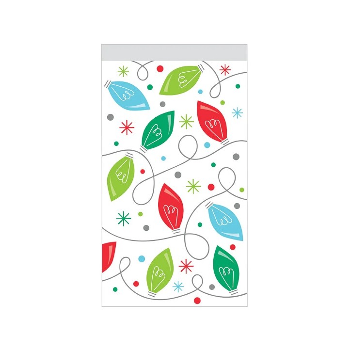 Weihnachts Cello Beutel mit Zip – Kekse verpacken