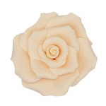 deKora 7cm Sugar Roses Ivory, 6 pcs
