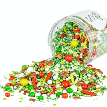 HoHoHo Kuchendekor - Zuckerstreusel Mix Weihnachten - SuperStreusel Sprinkles Weihnachten