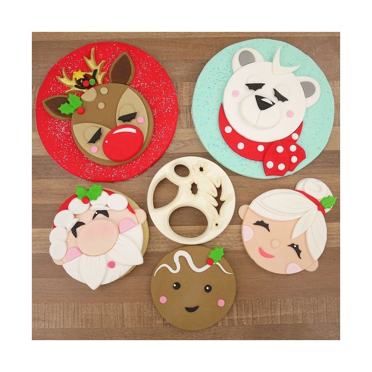 FMM Christmas Cake Topper Cutter 90mm
