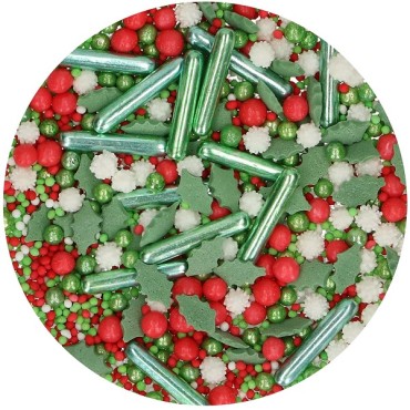 Holiday Medley Sugar Sprinkles - Christmas Glam Sprinkles F51270