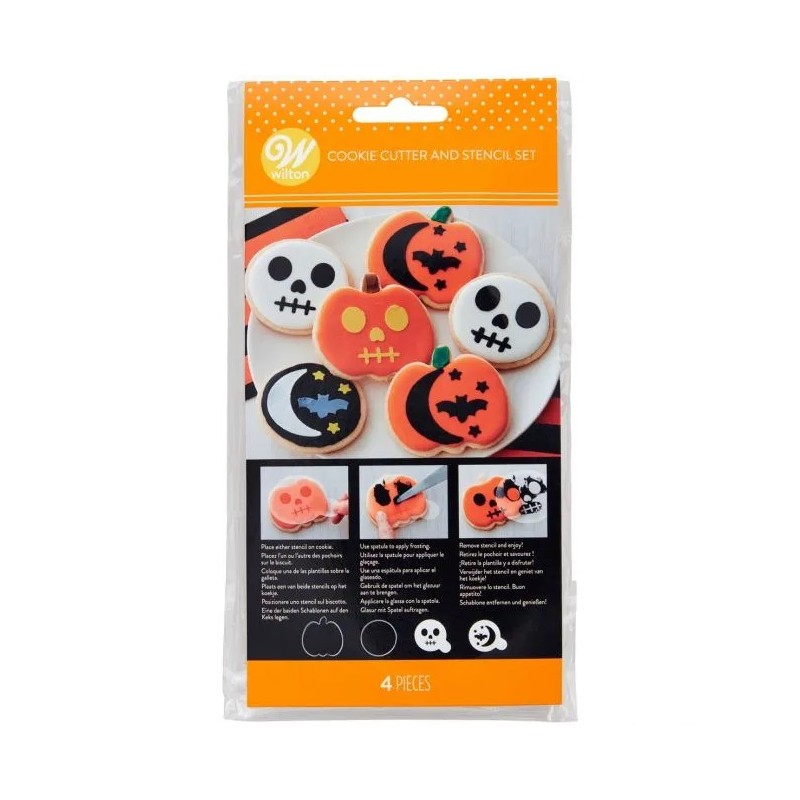 Wilton Halloween Cookie Cutter & Stencil Set