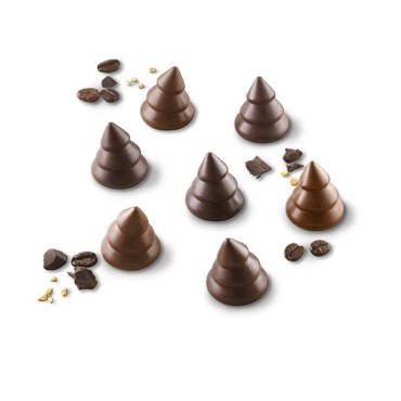 Silikomart Chocolate Mould Choco Trees SCG054 - Christmas Tree Chocolate Mould