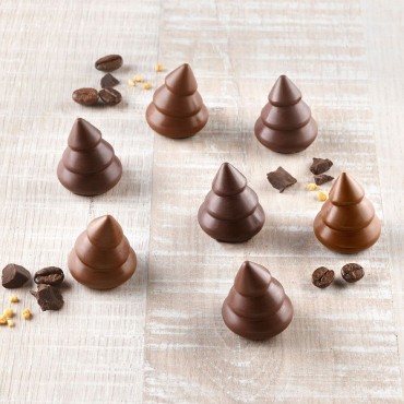 Silikomart Chocolate Mould Choco Trees SCG054 - Christmas Tree Chocolate Mould