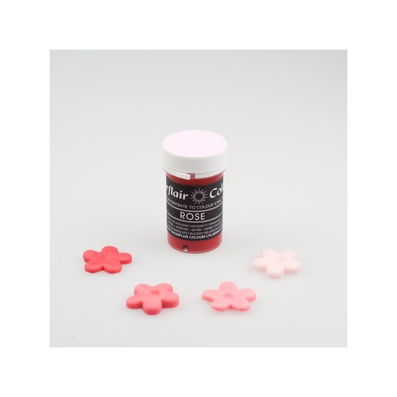 Sugarflair Lebensmittelfarbe Paste Pastell Rose, 25g