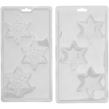 Hot Chocolate Bomb Mold Snowflake - Wilton 3D Candy Mold Hot Chocolate Snowflake 03-0-0127