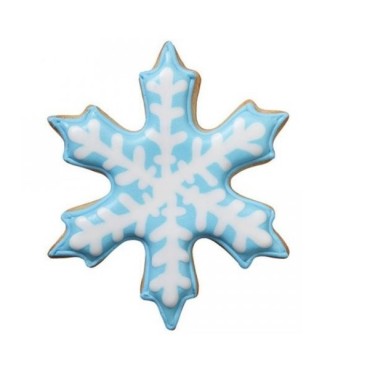 Snowflake Cookie Cutter with high rim - 02-0-0418 Wilton Comfort Grip Cutter Snowflake