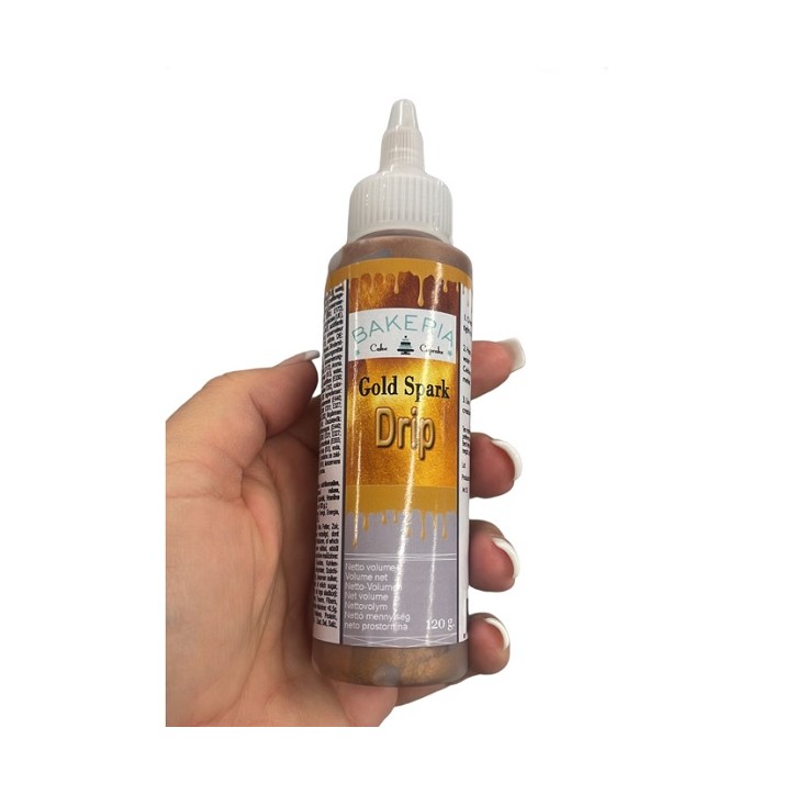 Bakeria GOLD Spark Drip Goldene Kuchenglasur 125g