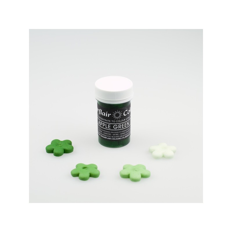 Sugarflair Pastel Paste Colour - Apple Green, 25g