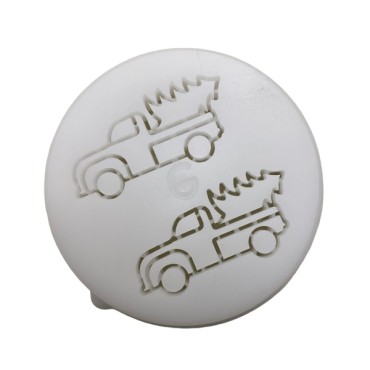 Xmas Pasta Disc Christmas-Truck - H258