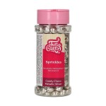 FunCakes Choco Lentils Metallic Silver, 80g