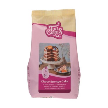 FunCakes Mix for Choco Sponge Cake 500g - Halal Cake Mix Chocolate Sponge Cake