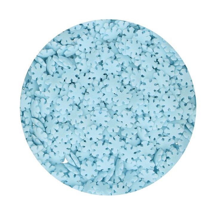 FunCakes Blue Snowflake Sprinkles 50g