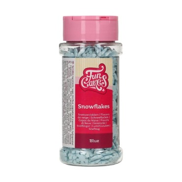 FunCakes Snowflakes Blue Cake Decor 50g - F52955 Snowflakes Sugar Sprinkles