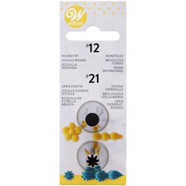 Wilton Decorating Tip Set #012, #021