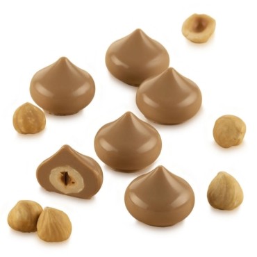 Chocolate Mould Praline Kiss - 22.157.77.0065  - Chocolate Kiss 3D Silicone Mould