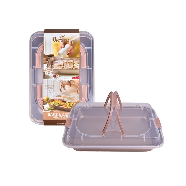 Decora GOLDLine Bake & Carry Baking Pan with Lid