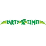 Unique Party Dinosaur Party Time Banner, 7x150cm