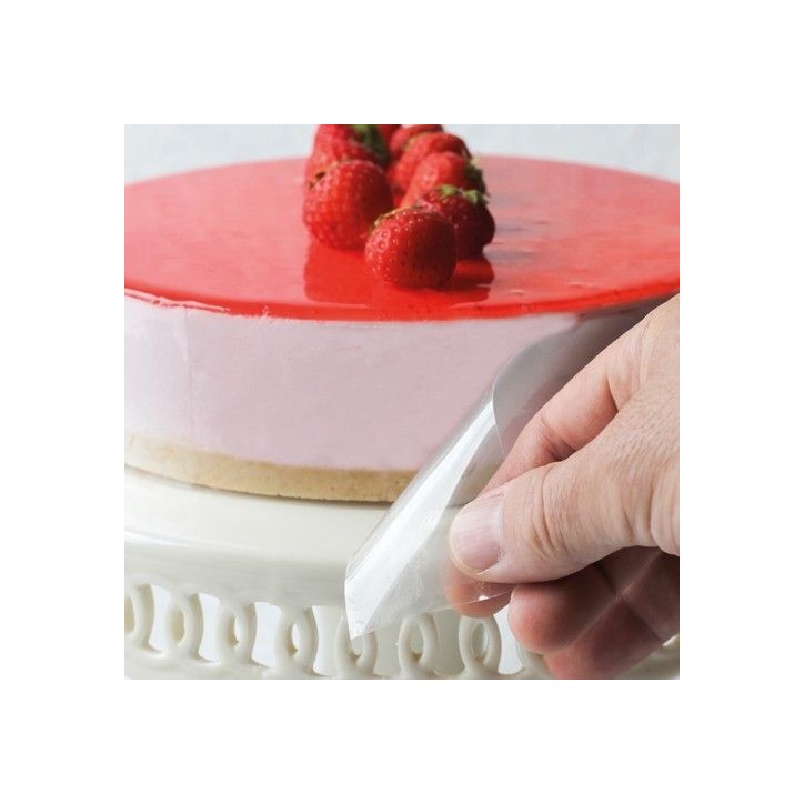 FunCakes Acetat-Rolle 12cm 20m – Tortenrandfolie für perfekte Kanten