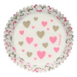 FunCakes Hearts Cupcake Cases, 48pcs