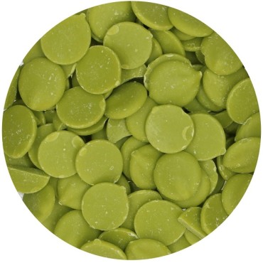 FunCakes Deco Melts - Green Apple flavour 250g HALAL Cake Melts Green